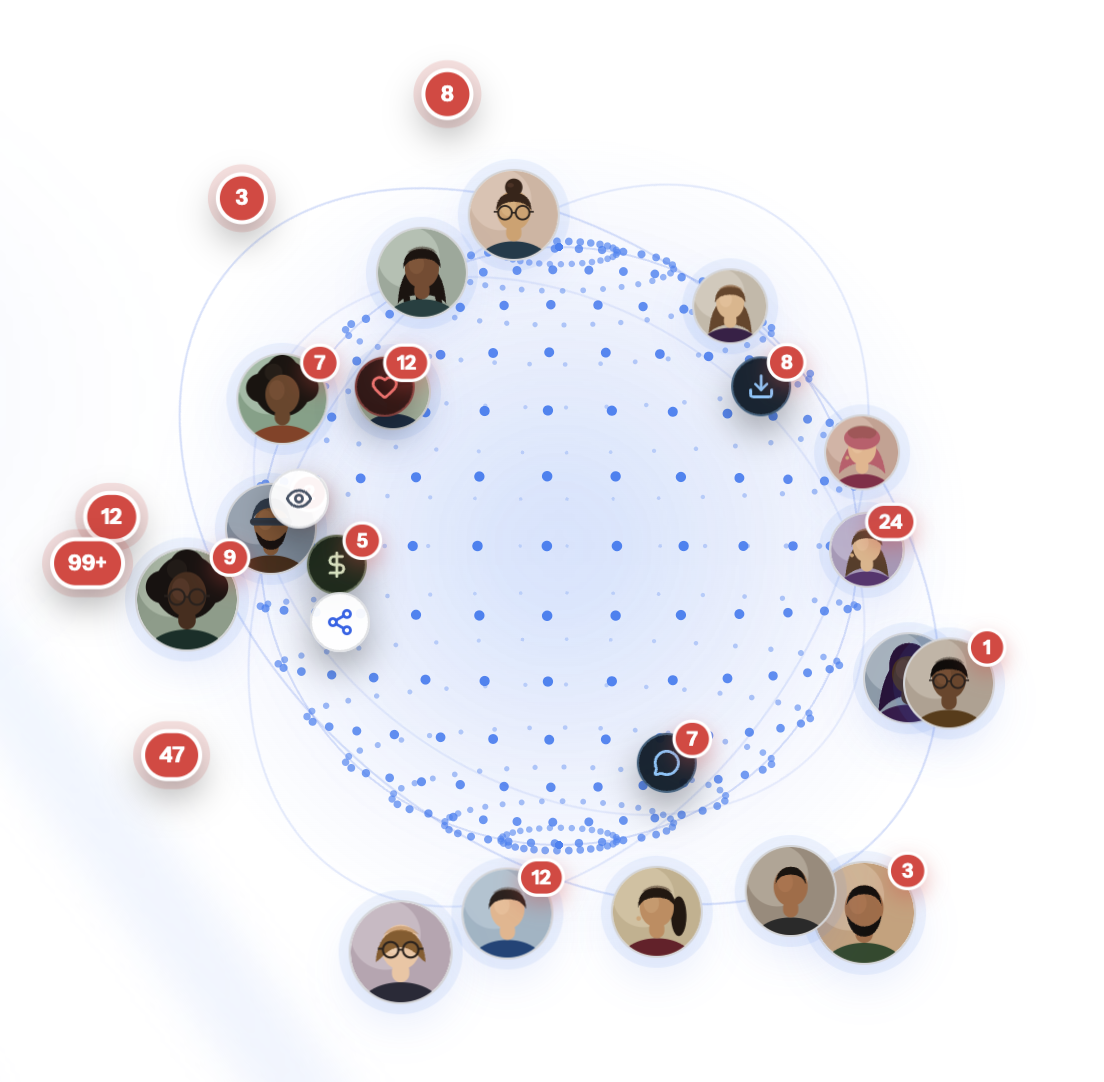 Atrakto social audience visualization